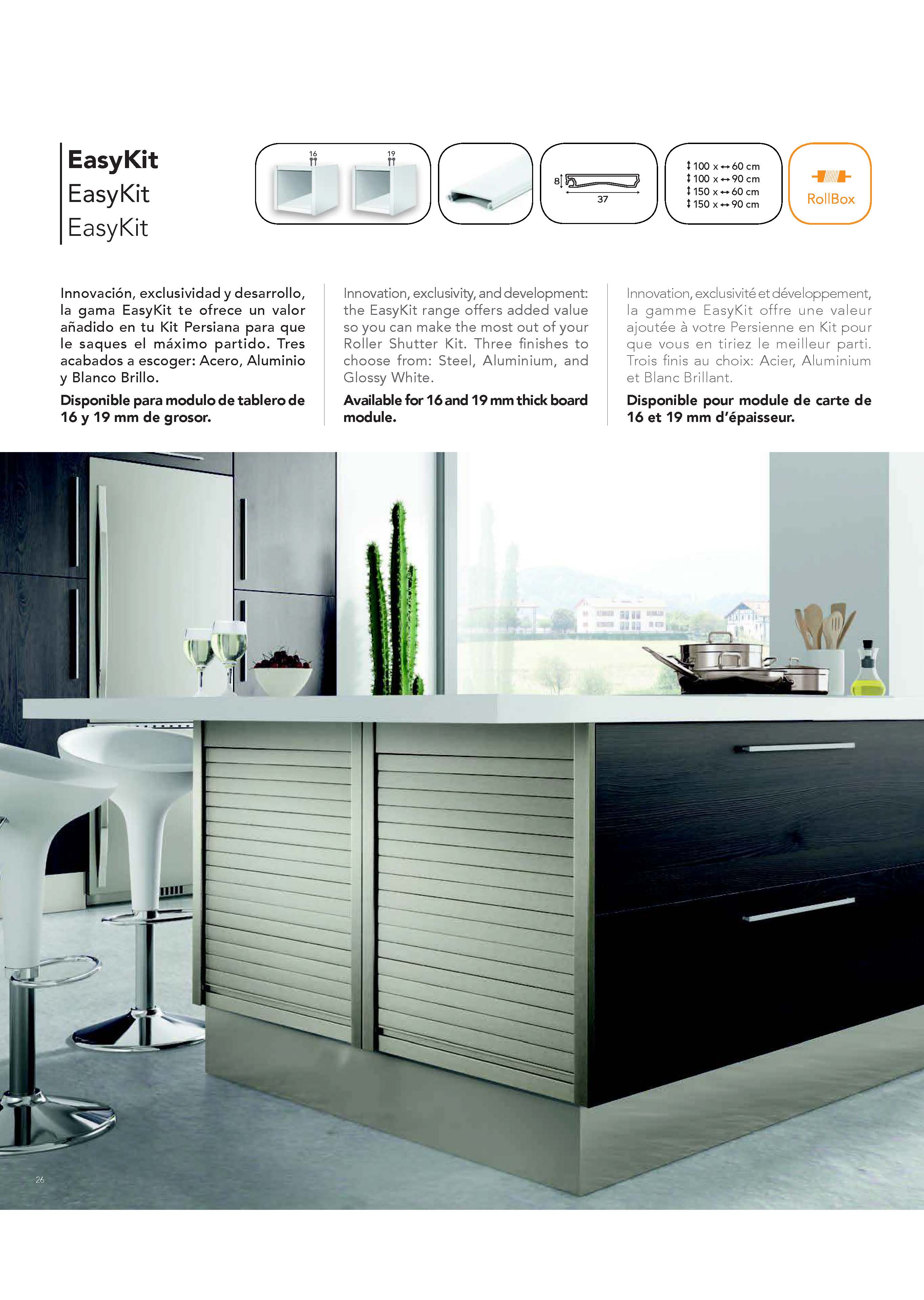 PERSIANA ROLLBOX  150X60-16 ACERO 3