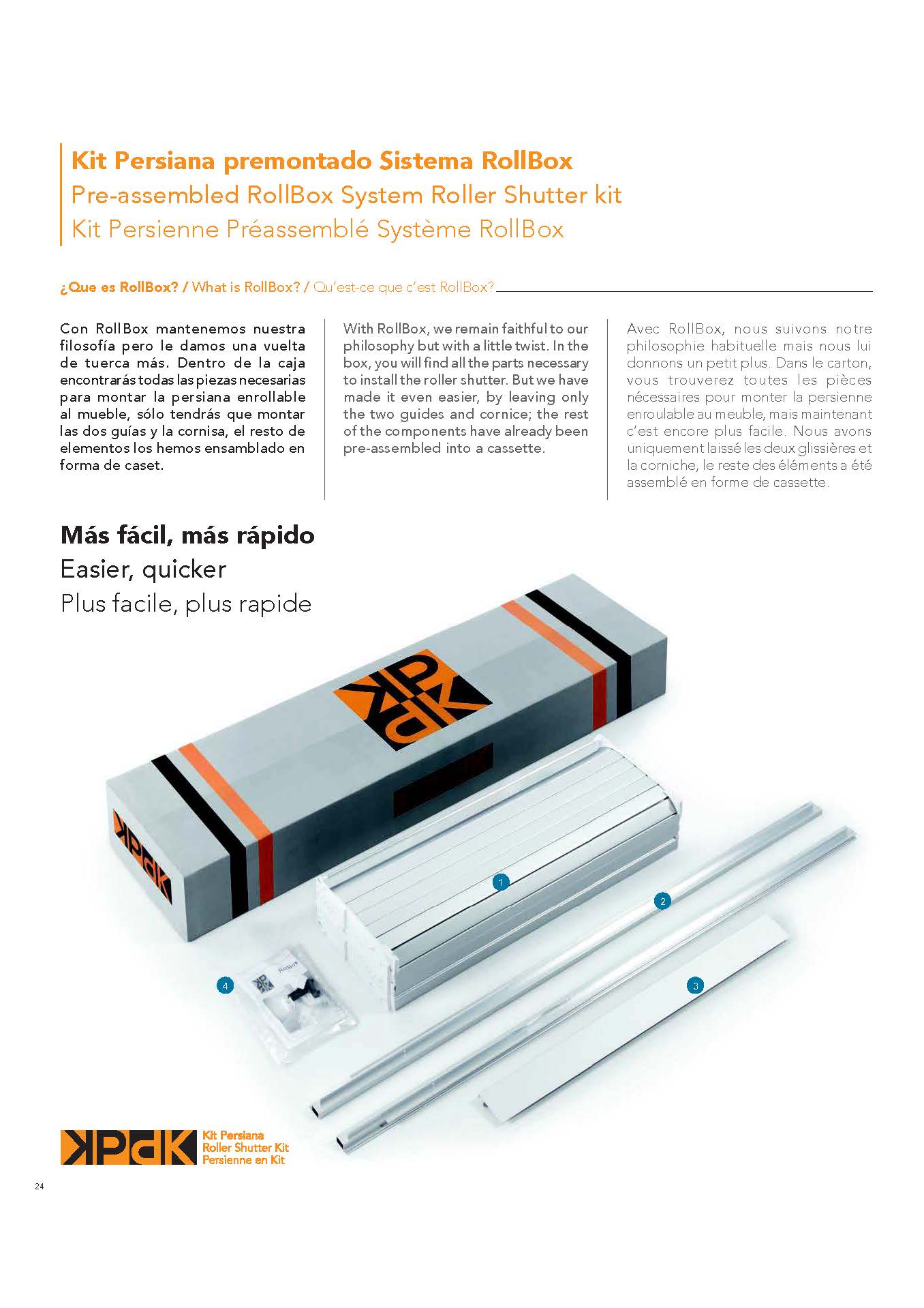 PERSIANA EASY KIT 150X90 ACER SERVICANTO