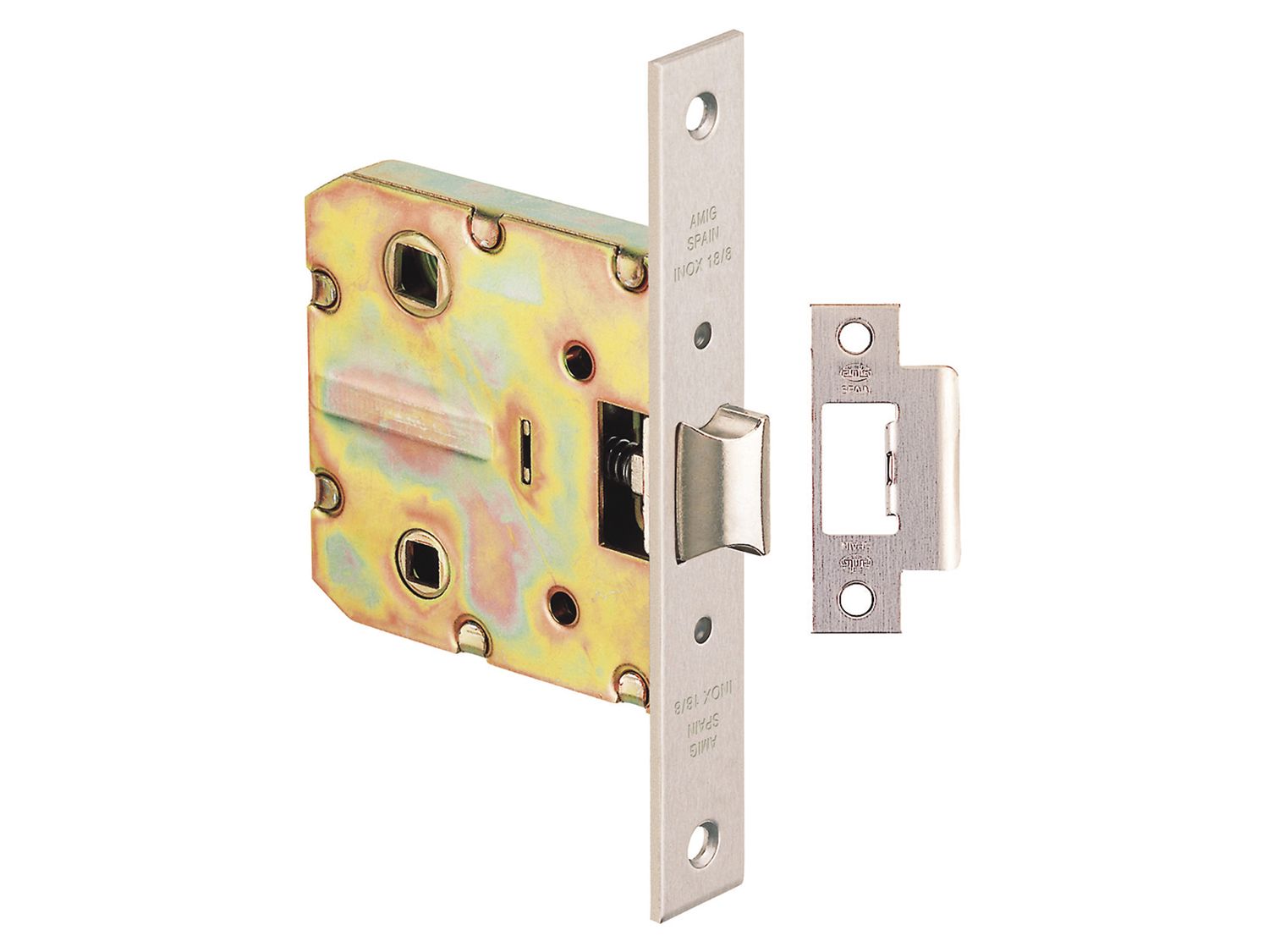 PICAPORTE REVERSIBLE RECTO2100-45 CUERO