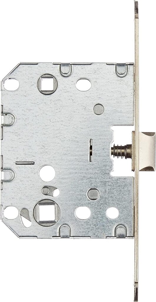 PICAPORTE UNIFICADO FRENTE REDONDO 70 MM NIQUELADO 6137BCHN050R-CAJA 2