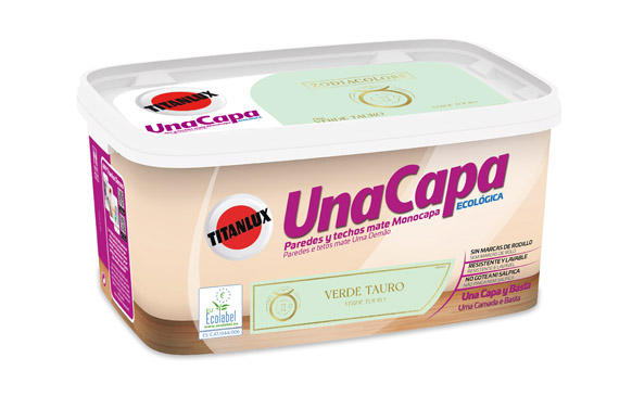PINTURA PLASTICA UNA CAPA 4 L VERDE TAUR
