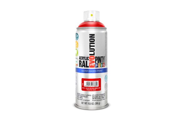 PINTURA SPRAY AL AGUA EVOL520CC RAL 3020