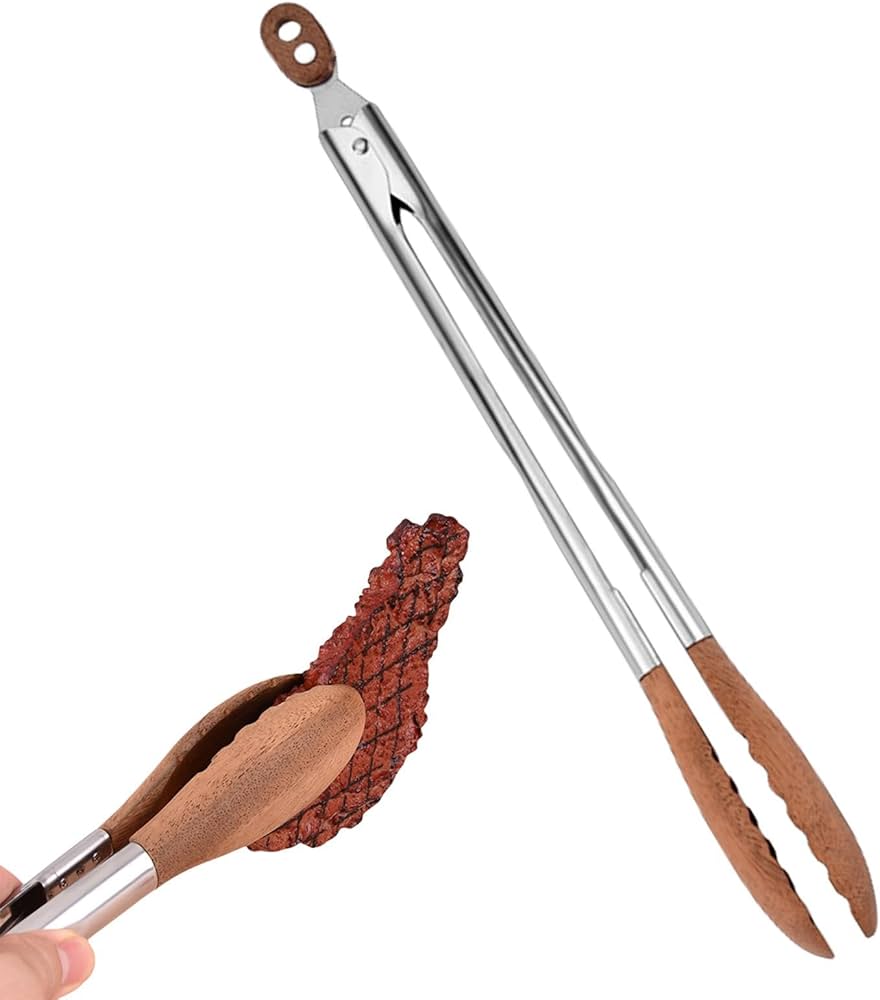 PINZA ENSALADA MADERA NATURA3432-M     *