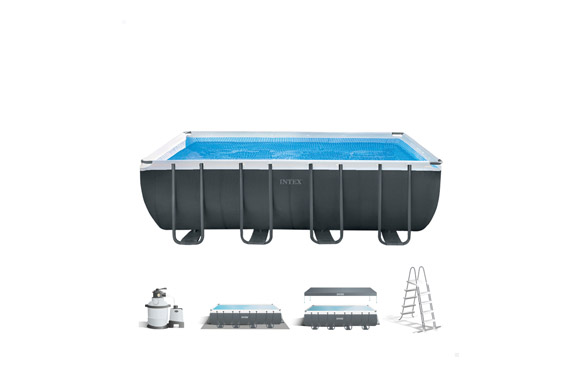 PISCINA RECTANGULAR DESMONTABLE ULTRA XTR 17.203 L DEPURADORA ARENA 4.500 L/H 549X274X132CM 55220 1