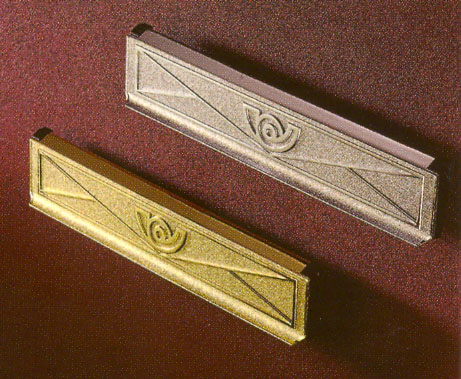 PLACA BUZON 907 NEGRO ARFE