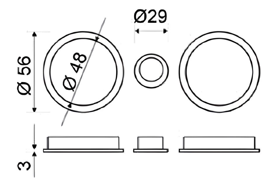 PLACA CORREDERA KIT 50004008   CROMO SAT 2