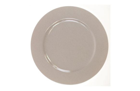 PLATO POSTRE 21 PORCEL.DECGRIS