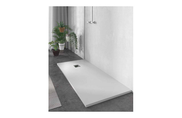 PLATO DE DUCHA DE RESINA  140 X 70 CM BL