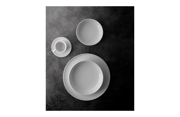 PLATO PORCELANA PEARL BLANLLANO - 27 CM