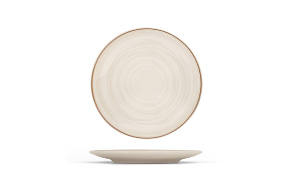 PLATO STONEWARE COUPE VIVOGOJI CREMA - P