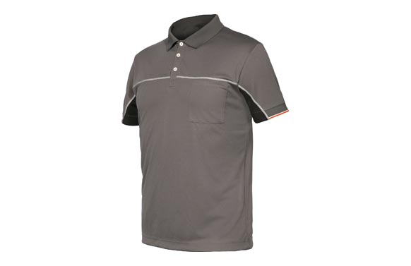 POLO EXTREME GRIS CLARO   TALLA L