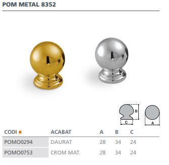 POMO REF 8352 CROMO MATE 2
