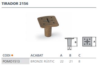 POMO    BRON. RUST.2156 ( 22MM)  6335501 2