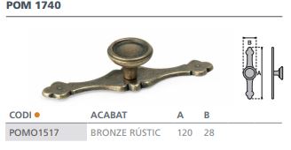 POMO    BRON. RUST.1740 (120MM)  6455501 2