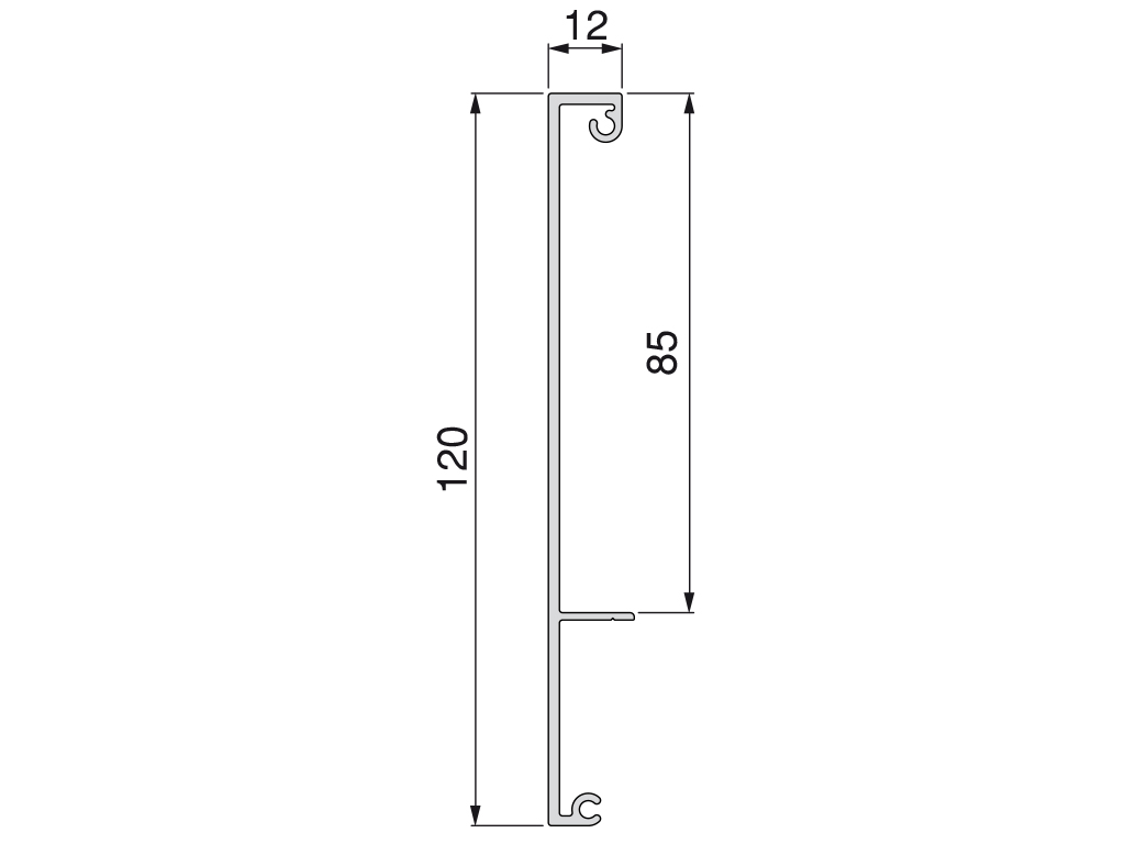 PROLONGACION CONCEPT 1.073 GRIS  3113335 2