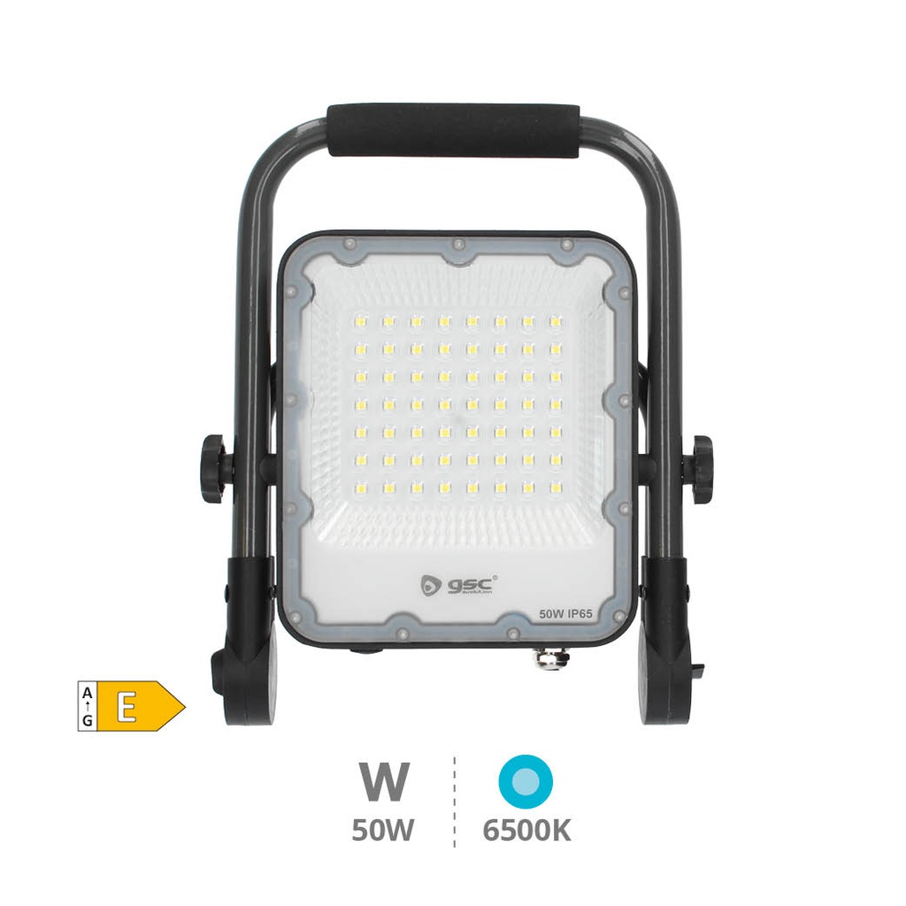 PROYECTOR LED 6500K 50W IP65 C/SOPORTE