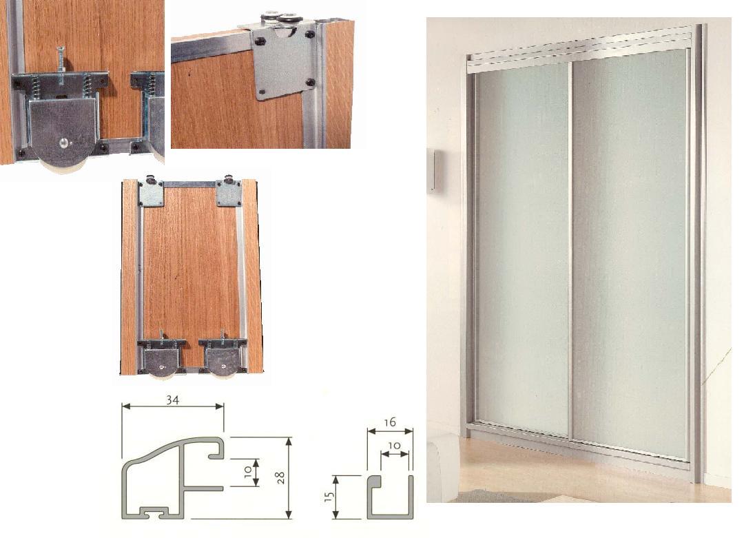 PUERTA KIT EN-16 ALUMINIO 2,50 MTS