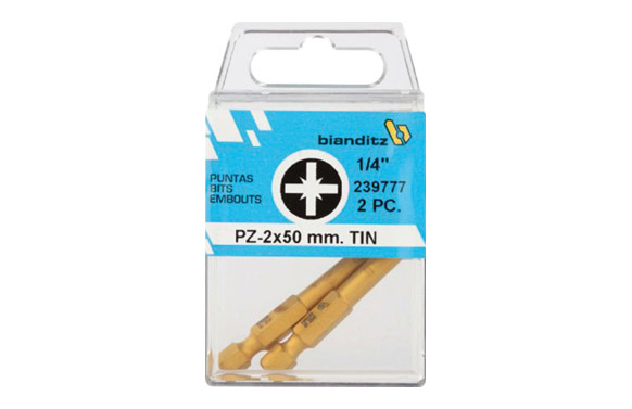 PUNTA ATORNILLAR POZI 1/4 1 X 50 MM