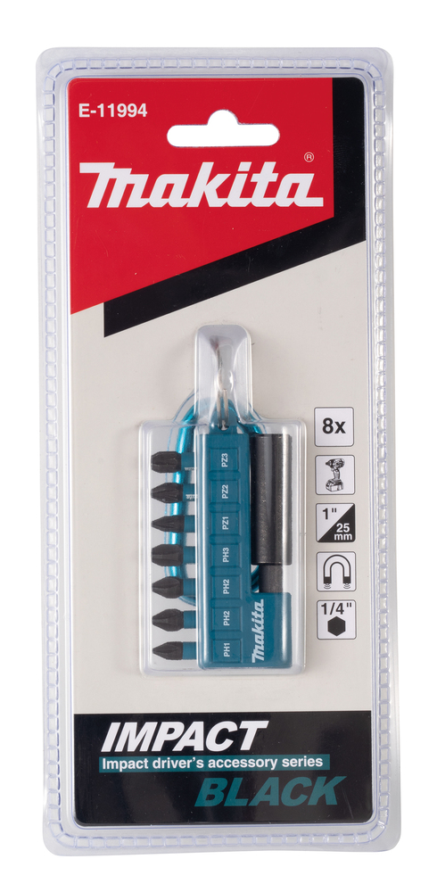 PUNTA IMPACT BLACK ( 8PZ) JGO.   E-11994 2