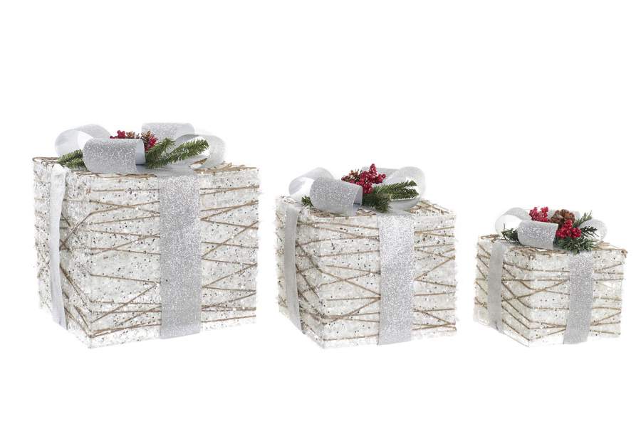 REGALO SET 3 RATAN 3AA BLANCO 197623