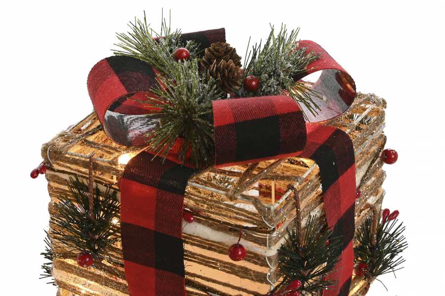 REGALO SET 3 LED RATAN NATURAL 206922 3