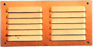 REJILLA VENT. REF-1251 10X20 DORADA