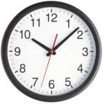 RELOJ PARED BLANCO/NEGRO  300X45 98.1077