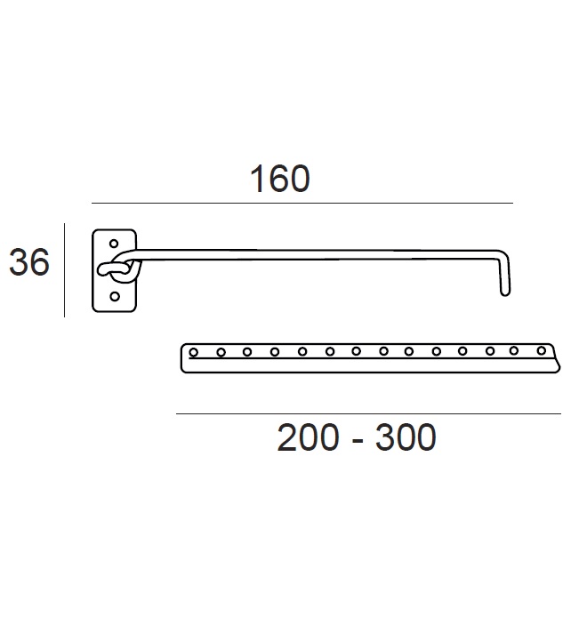 RETENEDOR R-145 DE 300 MM 2
