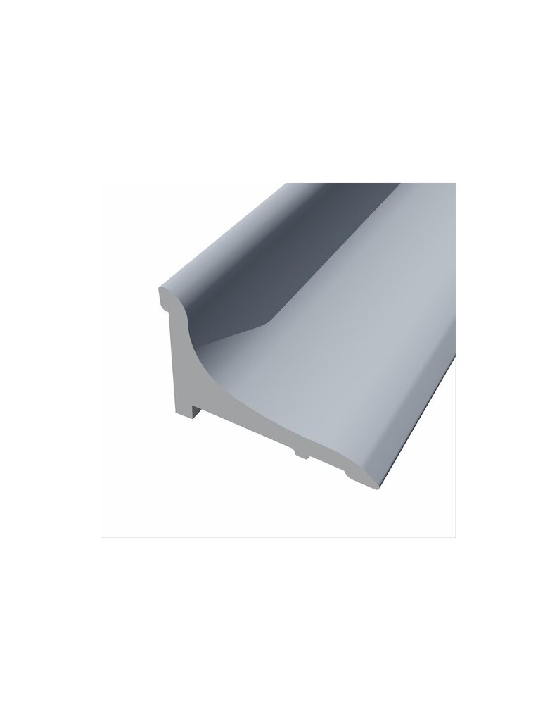 RINCONERO 16X11MM ALUMINIO  PLATA  270CM