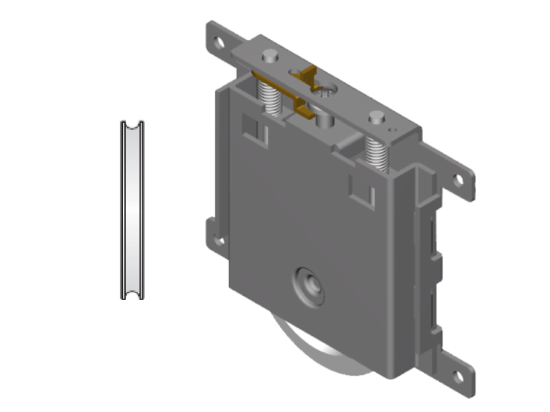 RODADURA RODABLOC ACANALADA RR P176 2UN.