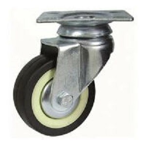 RUEDA GIRAT. AFO 402/125 GOMA