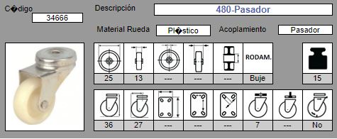 RUEDA GIRAT. S/PLACA 480/25 AFO MUEBLE 2