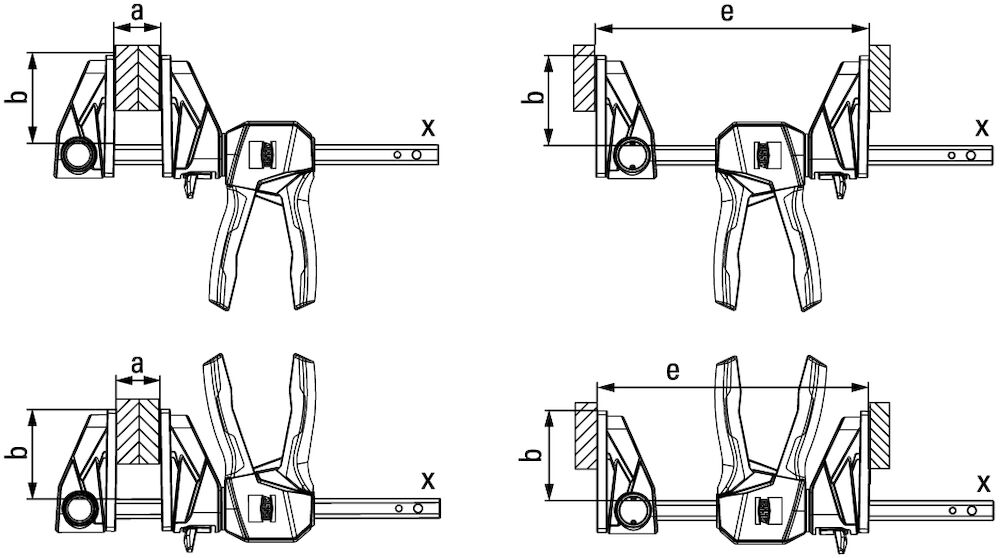 SARGENTO APRIETE BESSEY EZ360 ( 3