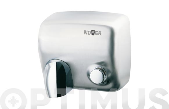 SECAMANOS CON PULSADOR    ACERO INOX SAT