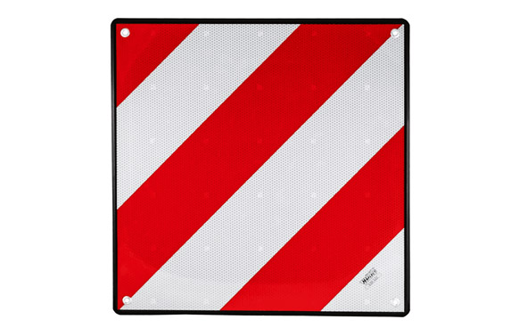 SEÑAL CARGA SOBRESALIENTE PLACA METALICA