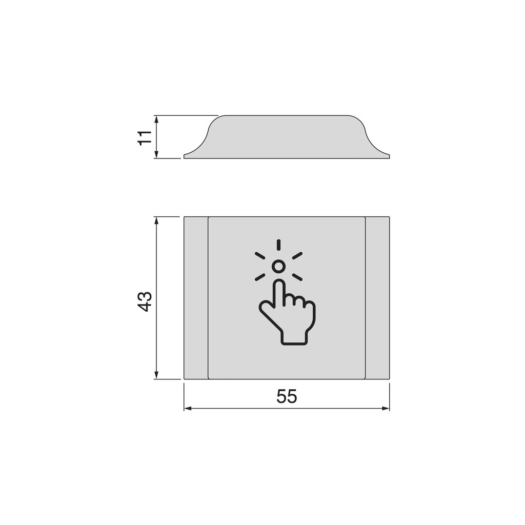 SENSOR SMART RF EMI TOUCH NEGRO 5155917 2