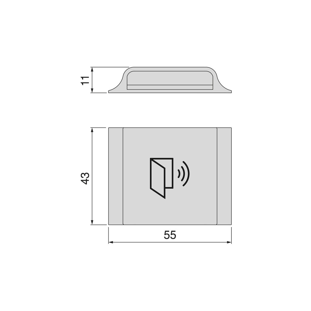 SENSOR SMART RF/EMI BAT. DOOR   5157517 3