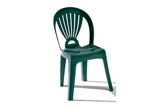 SILLA RESINA COROLIA VERDE  42220.VE