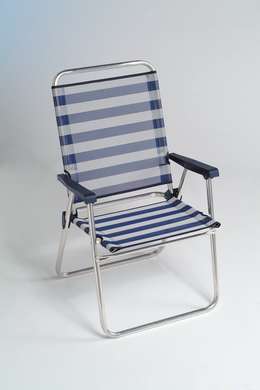 HAMACA MULTIPOSICION ALUMINIO FIBRELINE RAYAS 367ALF-0056 1