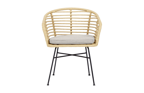 SILLON RATAN METAL        BAMBU