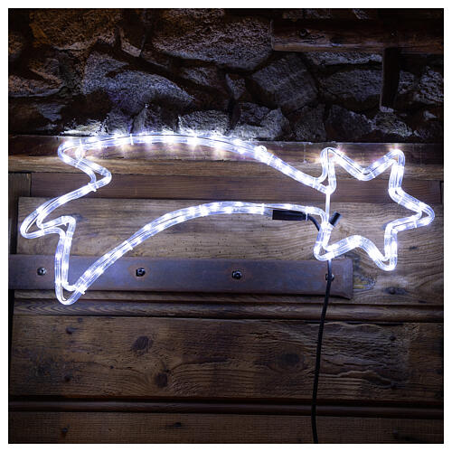 SILUETA LUCES 68X35 RELAIFL COMETA BLANC