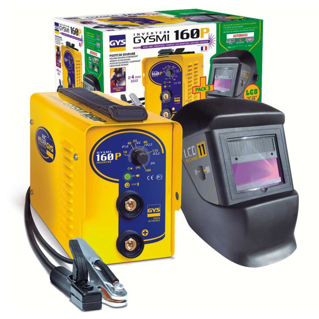 SOLDADOR GYSMI 160P+PANTALLA LCD DIN11