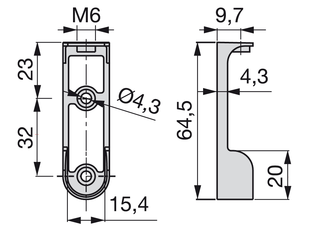SOPORTE LATERAL OVALADO NIQU.RT81012PNK 2