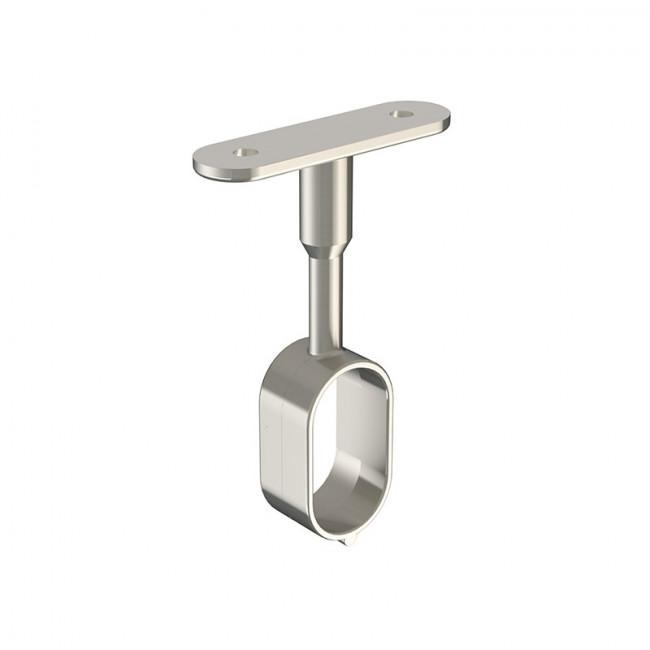 SOPORTE BARRA 30X15 INTERM.NIQUEL