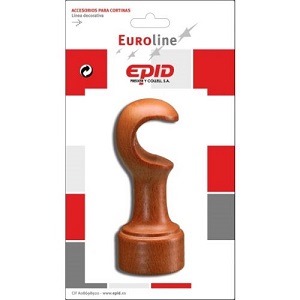 SOPORTE FRONTAL (1UND) 29MM WENGUE