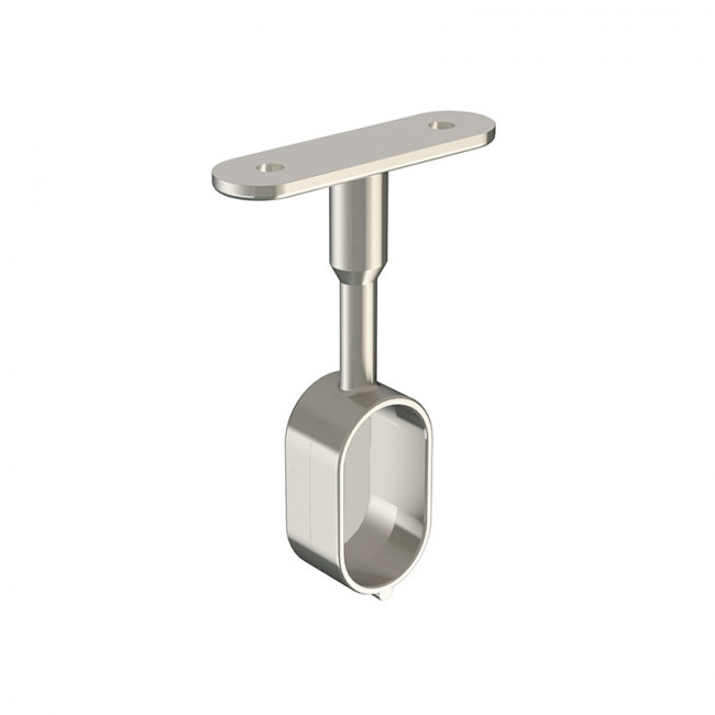 SOPORTE BARRA 30X15 INTERM.C/TAPA NIQUEL