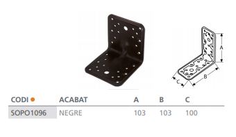 SOPORTE ESCUAD.CONSTR.RF.0600(103X103X10 2
