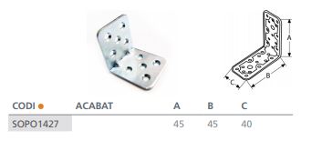 SOPORTE ESCUAD.CONSTR.RF.112 (45X45) 2