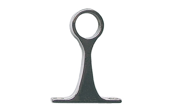 SOPORTE CENTRAL PARA TUBO 19MM NIQUEL