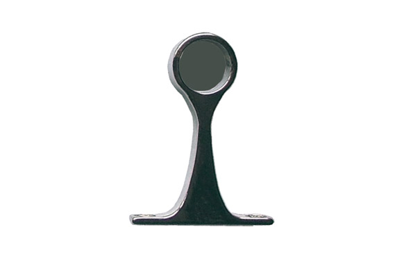 SOPORTE LATERAL PARA TUBO 19MM NIQUEL